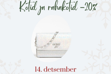 ADVENDIKALENDER 14. detsember "Kotid ja rahakotid -20%"